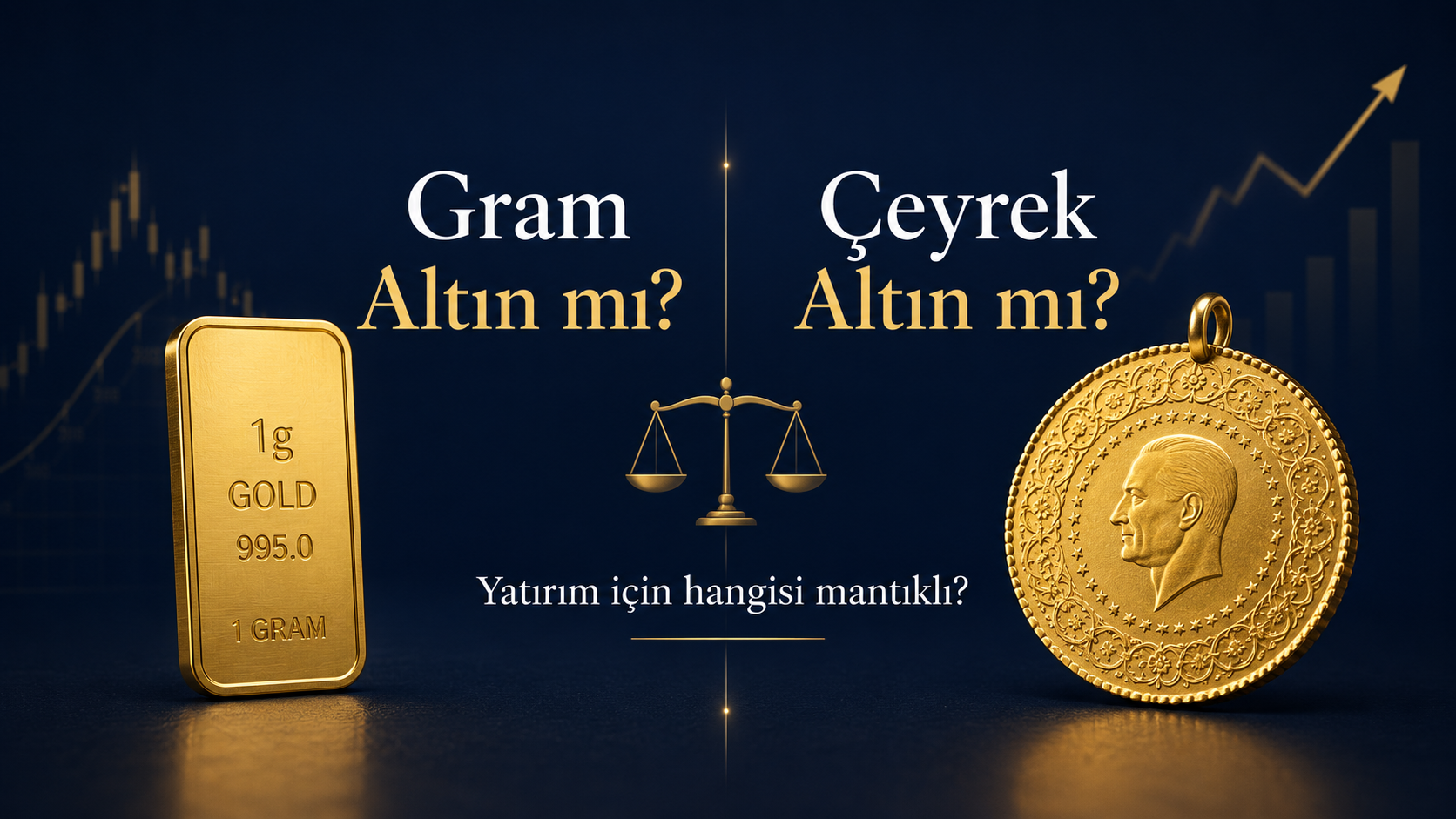 Gram altın ve çeyrek altın yatırım karşılaştırması