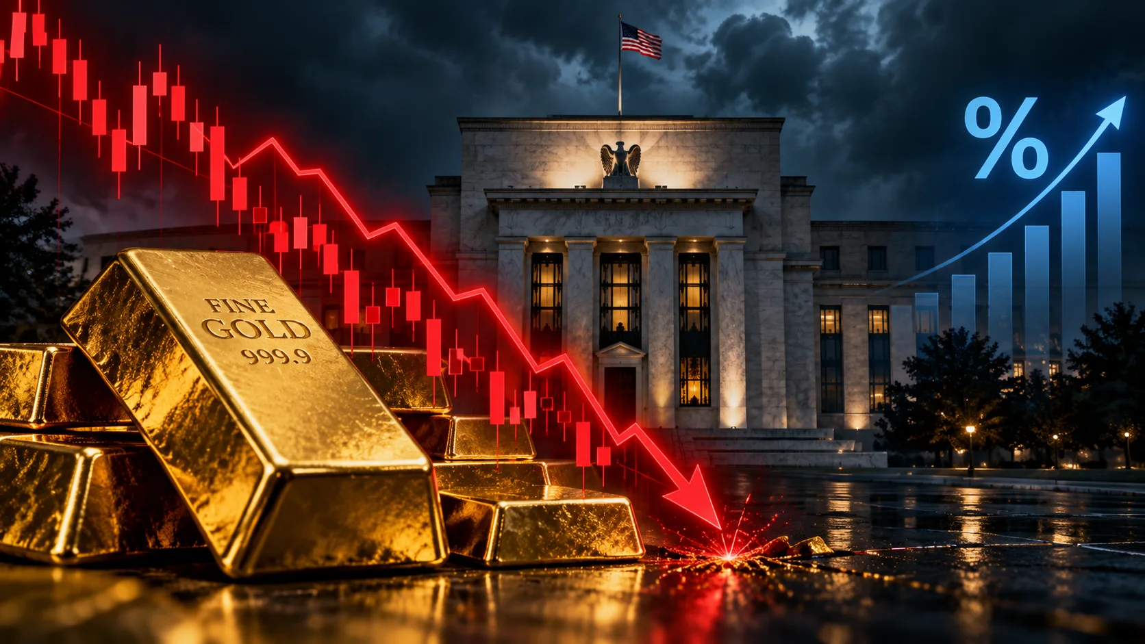 Fed faiz artırdı, ons altın 4.280 dolara geriledi